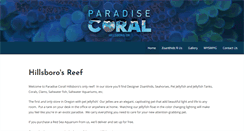 Desktop Screenshot of paradisecoral.com